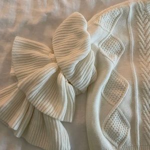 Urban outfitters ruffle sleeve sweater